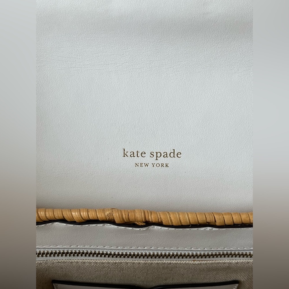 KATE SPADE Romy Wicker Medium Top-handle Bag - Picture 5 of 13